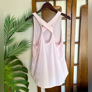 EUC Athleta Yogini Blush Pink Tank Top